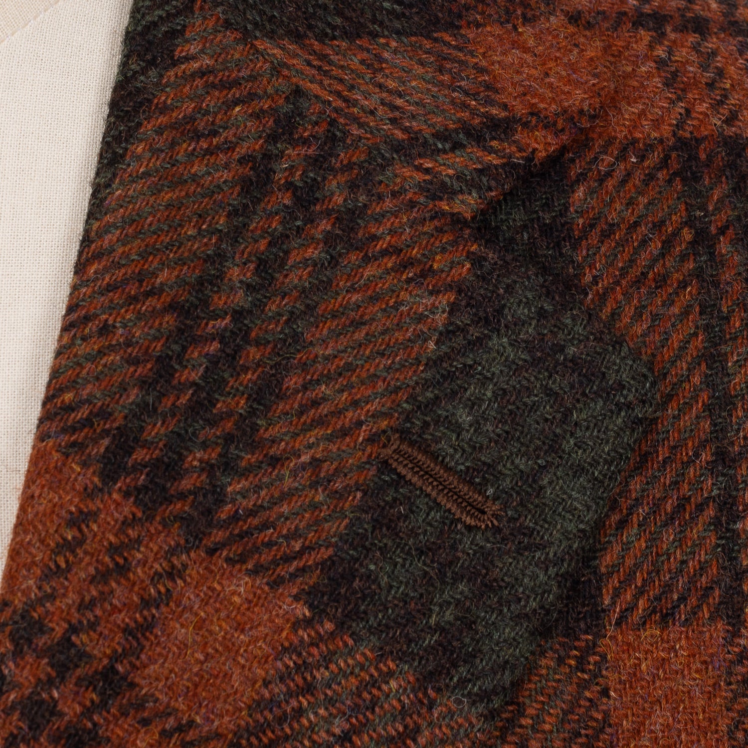 Checked Jacket "Shetland Leggero" made of pure Wool - handmade